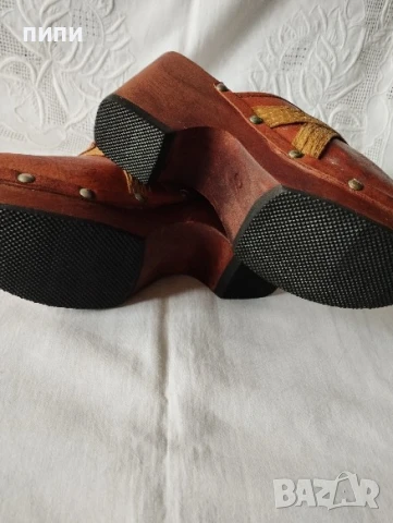 ЕСТЕСТВЕНА КОЖА дамски чехли, снимка 3 - Чехли - 50584713