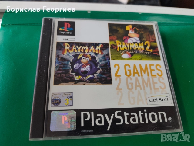 Игра за пс1 sony playstation ps1 rayman 1 & 2