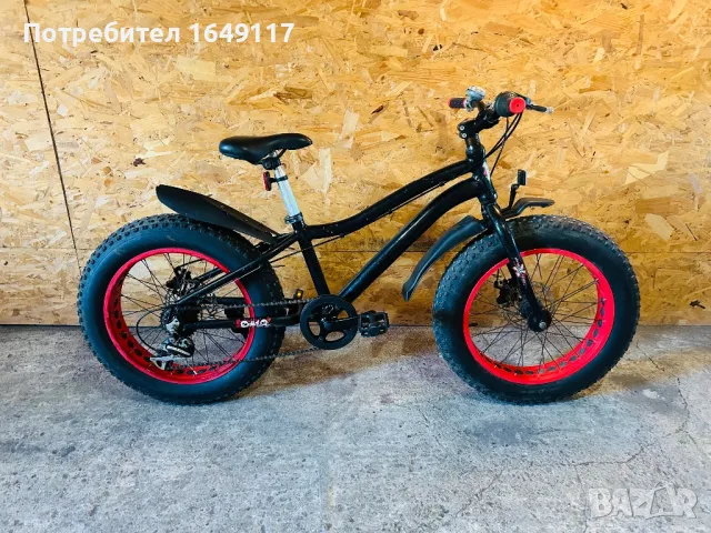 20цола алуминиев fat bike Monster X Rider детски-юношески велосипед колело[6ck-Shimano], снимка 1 - Детски велосипеди, триколки и коли - 48115166