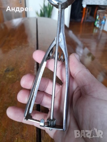 Стара лъжица,гребка за сладолед, снимка 3 - Други ценни предмети - 44340930