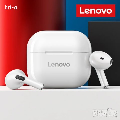 Lenovo LP40 TWS Безжични Bluetooth 5.0 Слушалки Бас, Сензорно управление, Стерео, шумопонижаване
