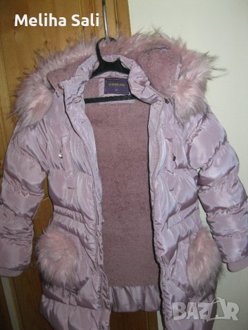 Зимно яке за момиче на Kinderland за 7-8 годишна възраст, снимка 3 - Детски якета и елеци - 40938993