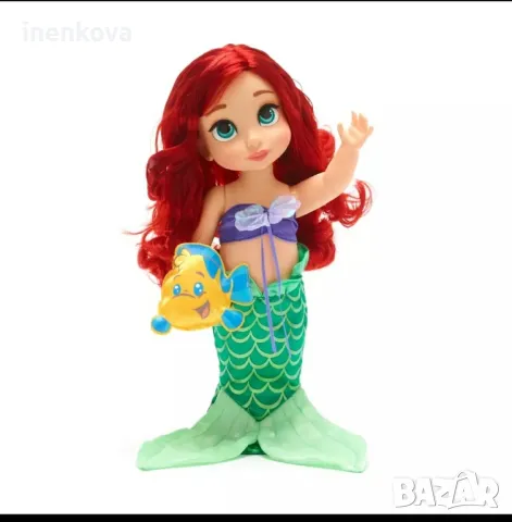 Оригинална кукла Ариел Малката русалка от Disney Store - Disney Animators' Collection Цена 68лв., снимка 12 - Кукли - 48342070