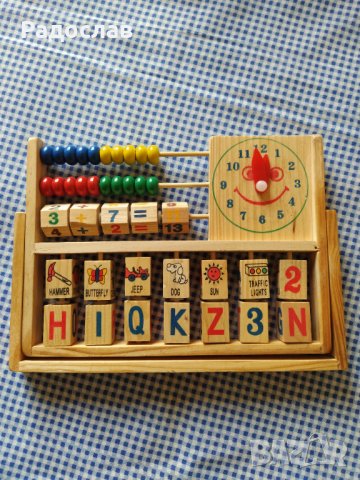 детско дървено сметало