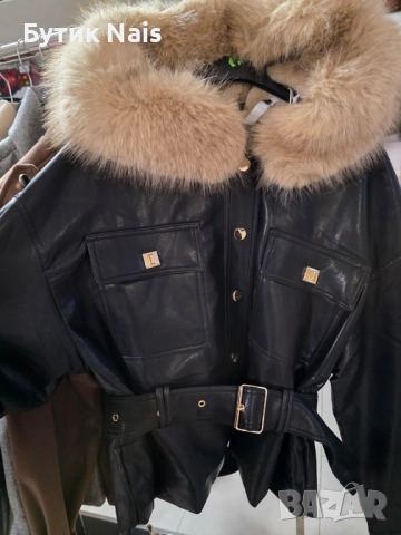 Дамско кожено яке!, снимка 2 - Якета - 51839474