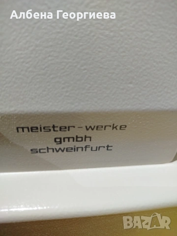 Метална шевна машина MEISTER AUTOMATIC - W .GERMANY-  95 W , снимка 13 - Шевни машини - 53685942