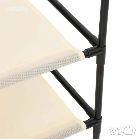 vidaXL Шкаф за съхранение с 6 чекмеджета, 55x29x55 см, кремав, стомана, снимка 7 - Шкафове - 56147138