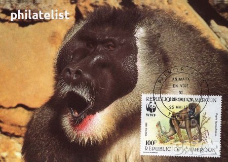 Камерун 1988 - 4 броя Карти Максимум - WWF, снимка 4 - Филателия - 38890873