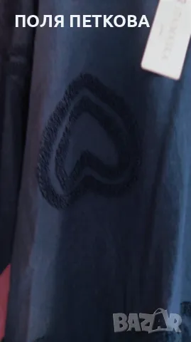 Черна блуза с пухкави сърца, снимка 6 - Блузи с дълъг ръкав и пуловери - 48095281