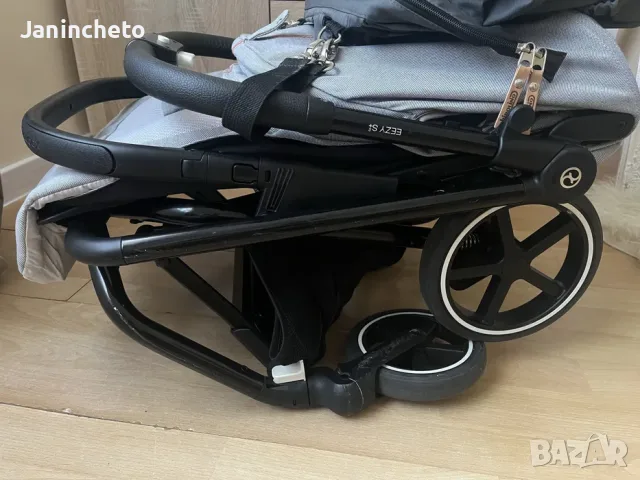 Количка Cybex Eezy S+ 2 Lava Grey + Подарък раница Chipolino, снимка 6 - Детски колички - 55890580