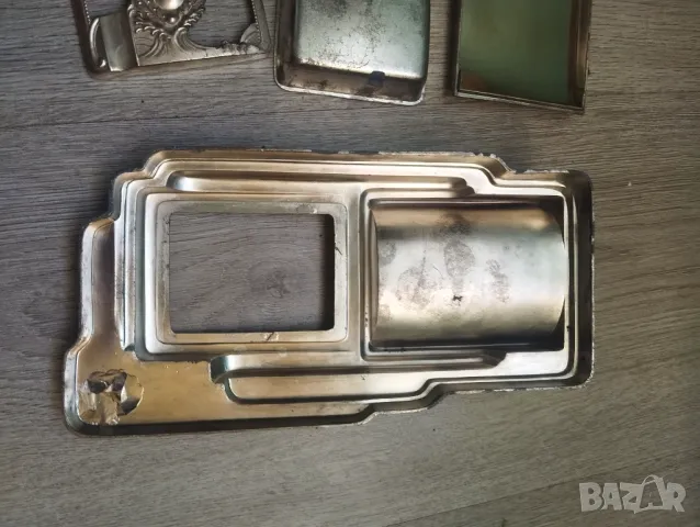 комплект арт деко цигаретник и пепелник, снимка 6 - Други ценни предмети - 47737723