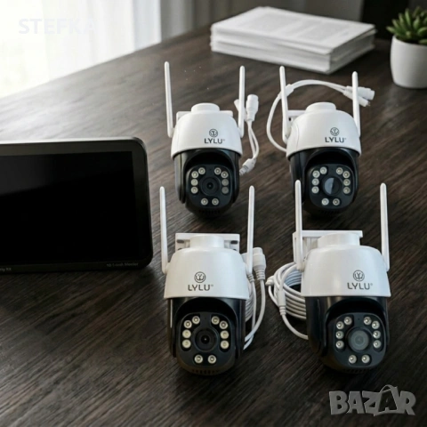 Комплект 4 камери HD  дисплей 