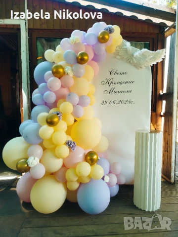 Украса за кръщене , снимка 2 - Декорация - 46971295