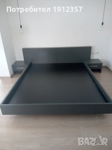 Продавам сива спалня, снимка 2 - Спални и легла - 56363657