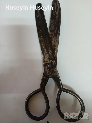 Много стара шивашка ножица изработена от майстор ковач гр.Сливен, снимка 3 - Антикварни и старинни предмети - 53541127