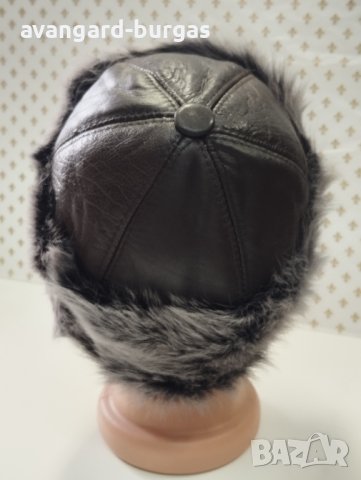 Дамска кожена шапка - 3 avangard-burgas, снимка 2 - Шапки - 44242179