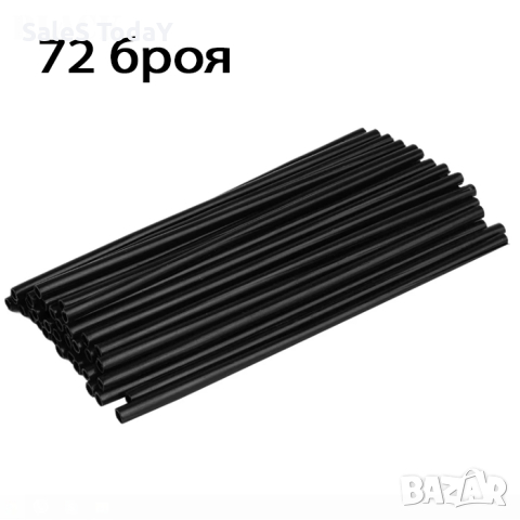 Декорация за спици, черни, 72 БР