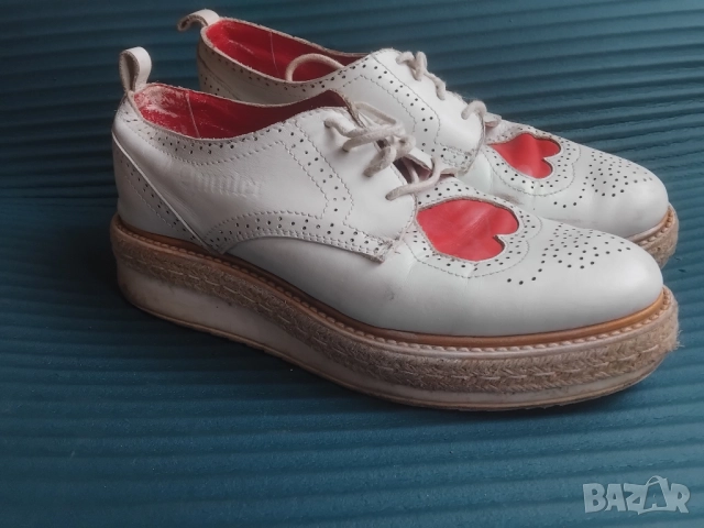 Amulet дамски арт обувки изцяло естествена кожа, номер 40, снимка 4 - Дамски ежедневни обувки - 51751470