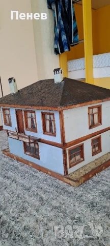 Ретро макет на къща, снимка 3 - Антикварни и старинни предмети - 50660836