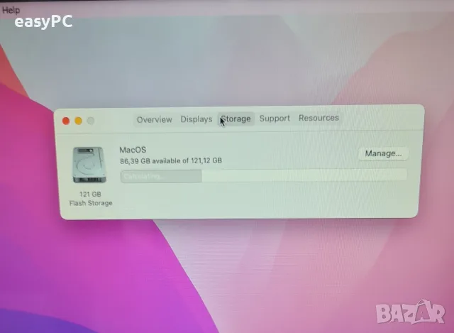Apple Macbook Air A1466 Early 2015 Intel Core i5-5250U, 8GB, LPDDR3, SSD 128GB , снимка 11 - Лаптопи за работа - 55786282
