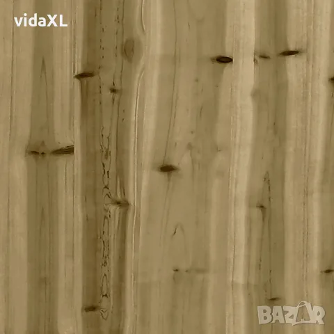 vidaXL Градинска пейка габионен дизайн 183x41x60,5 см импрегниран бор, снимка 7 - Градински мебели, декорация  - 56148067
