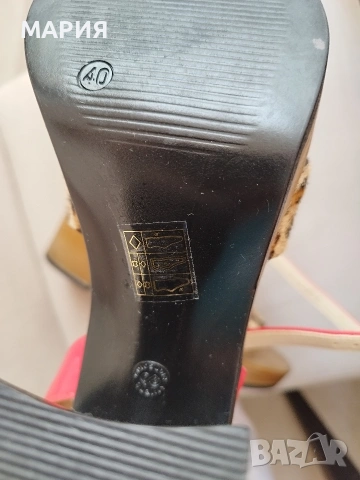 Нови Replay 40 н. сандали , снимка 9 - Дамски обувки на ток - 53752781
