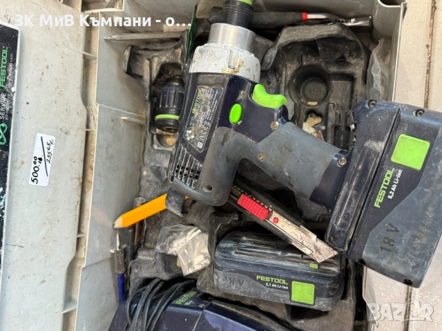 Винтоверт Festool PDC 18/4, снимка 3 - Винтоверти - 52627126