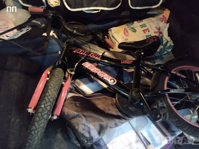 Детско колело 16" BMX, Enduro Armor, черно/червено, снимка 6 - Велосипеди - 56303236