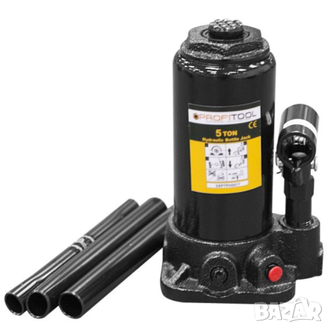 Крик хидравличен тип “бутилка“ 5т PROFITOOL