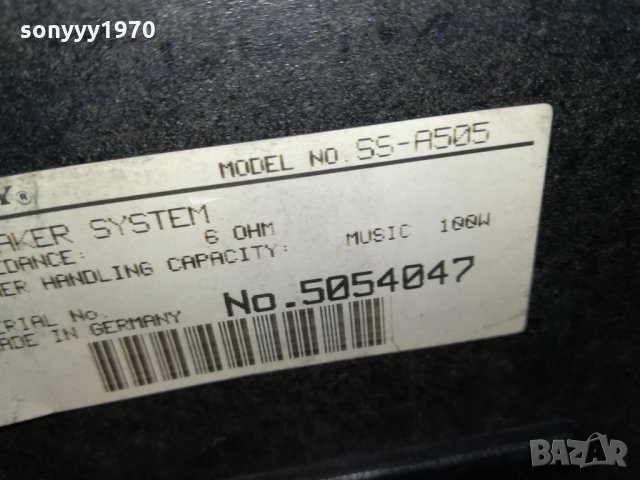 SONY SPEAKER SYSTEM-MADE IN GERMANY 2802220954, снимка 11 - Тонколони - 35939514