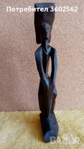 Африканска дървена пластика, снимка 2 - Декорация за дома - 48002704