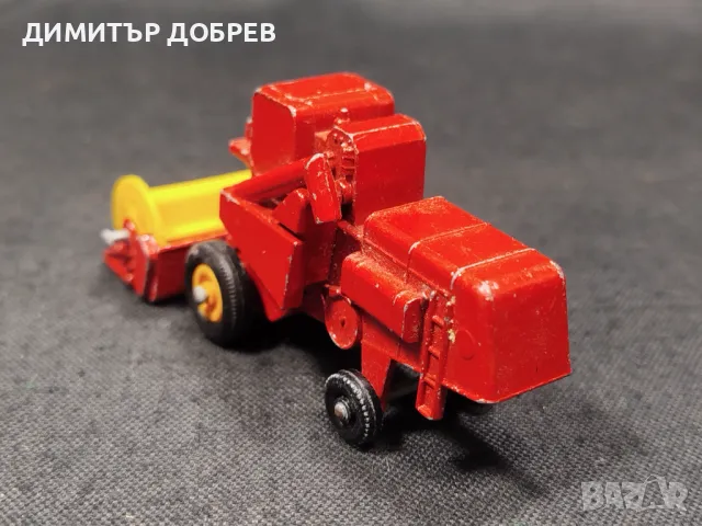 СТАРА РЕТРО МЕТАЛНА КОЛИЧКА MATCHBOX ENGLAND CLAAS COMBINE HARVESTER, снимка 3 - Колекции - 48881798