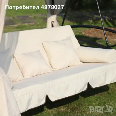 Луксозна градинска шатра с люлка и функция сън за пълен релакс, снимка 4 - Градински мебели, декорация  - 56060644