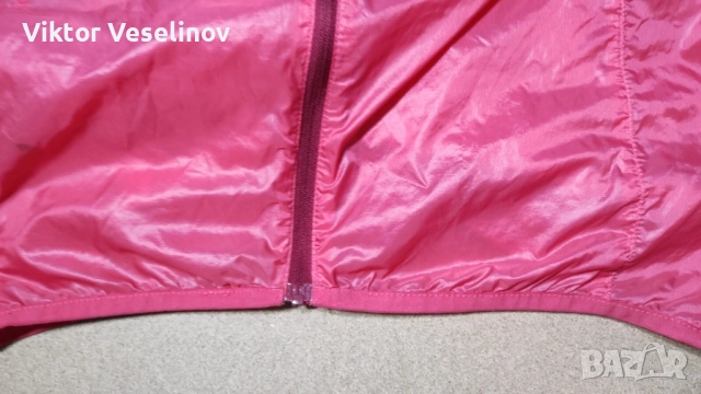 Swix Олекотено Дамско Яке с Цип Размер S Ветровка Розова, снимка 7 - Якета - 52337152