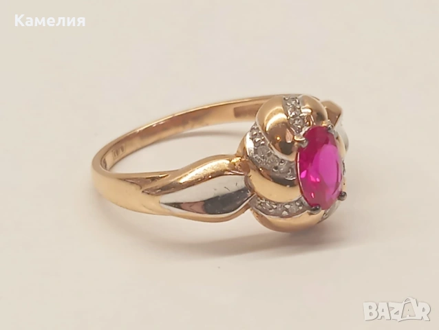 Руско злато , снимка 2 - Пръстени - 53520969