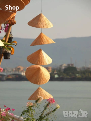 🌱 Виетнамска шапка 🇻🇳 🎋, снимка 13 - Шапки - 53633921