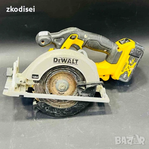 Акумулаторен ръчен циркуляр DEWALT DCS391