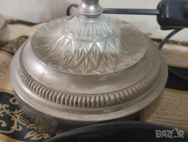 Чифт винтидж паркетни лампи, снимка 2 - Настолни лампи - 53654361