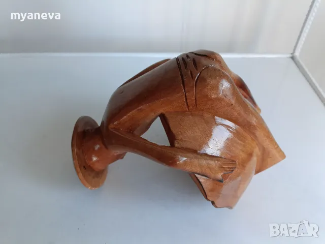 Дърворезба от остров Бали, купа за бижута, ключове и други аксесоари. , снимка 7 - Статуетки - 48575886