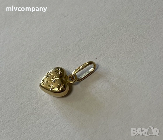 Златна висулка(сърце) 0.56гр., снимка 2 - Колиета, медальони, синджири - 53443833