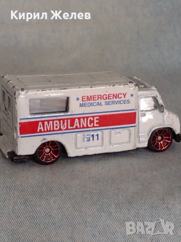 Метална количка MADE IN CHINA стара рядка линейка за КОЛЕКЦИЯ ДЕКОРАЦИЯ 37677, снимка 3 - Колекции - 40704856