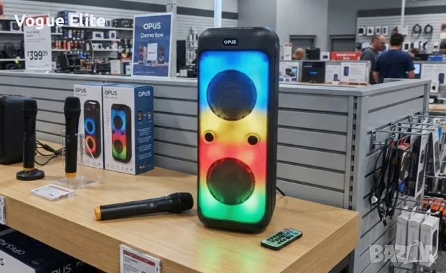 Караоке тонколона – 40W, Bluetooth, с микрофон и дистанционно управление FS-22354