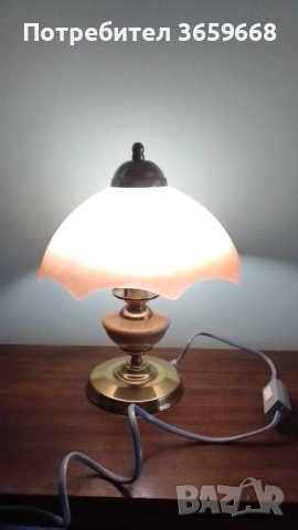 Ретро настолна лампа, снимка 1 - Антикварни и старинни предмети - 41930592