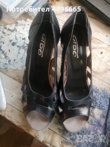 Дамски обувки естествена кожа 