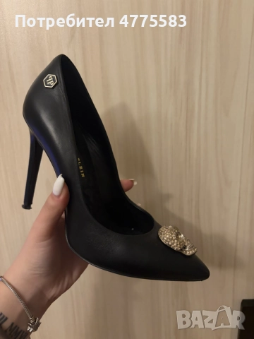 дамски обувки на Philipp Plein-Skull High hills