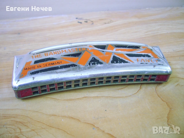 ПРОДАВАМ  ГЕРМАНСКА  УСТНА  ХАРМОНИКА  " BANDMASTER "  В  ОТЛИЧНО  СЪСТОЯНИЕ  ЗА  20 Евро, снимка 2 - Други - 53840755