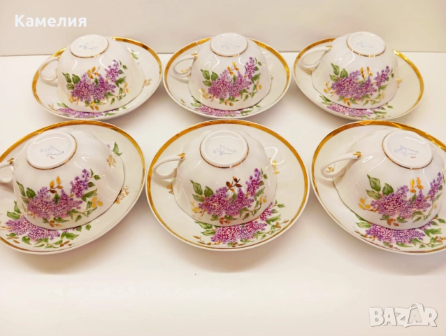 Руски порцелан , снимка 11 - Чаши - 51856220