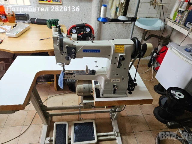 Ръкавна машина троен транспорт внос от Италия. , снимка 2 - Шевни машини - 50444821