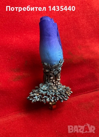 Пръстен от серията “Тайната градина” на дизайнерката Анелия Милчева, снимка 5 - Пръстени - 52222519