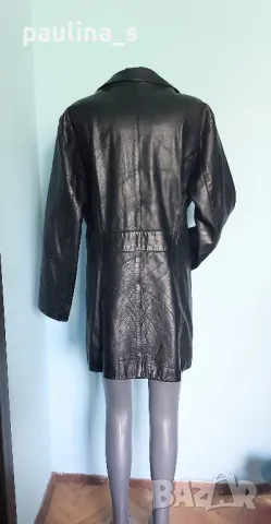 Два броя / Vintage / Винтидж дълго яке / манто от естествена кожа , снимка 15 - Якета - 48508511